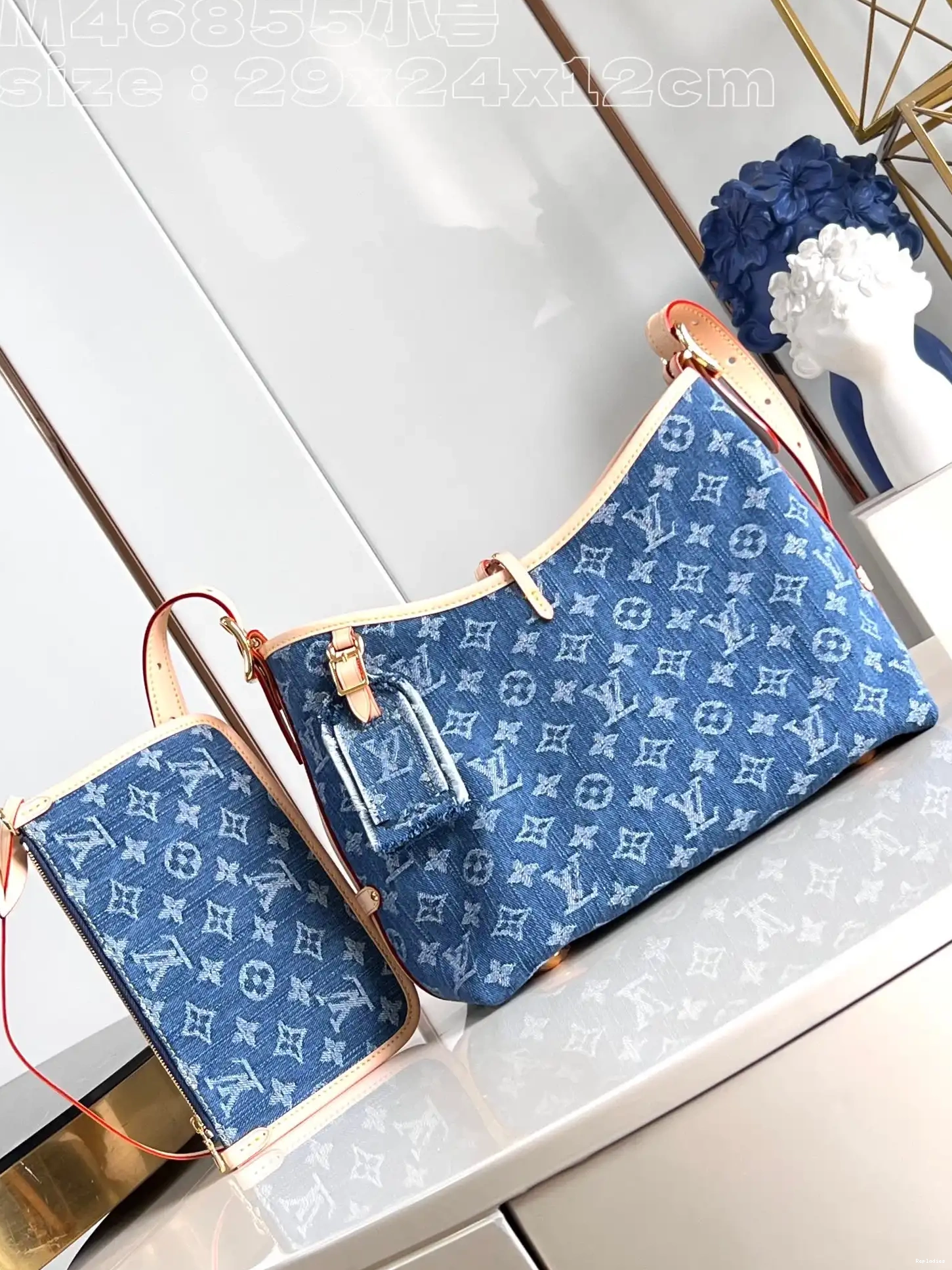 Repladies PM-29-24-12cm LOUIS VUITTON CARRYALL 0611